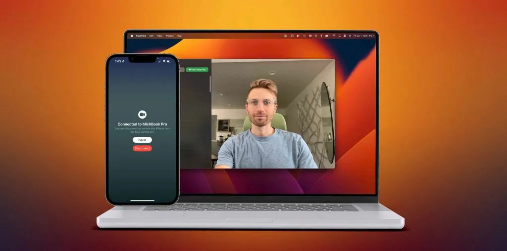 iPhoneをMacのウェブカメラとして使用する連係カメラガイド