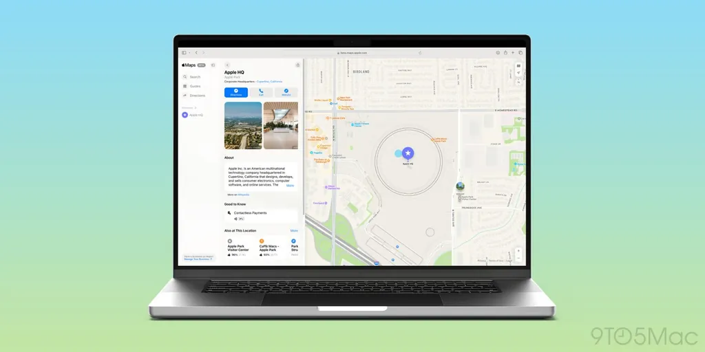 Apple Maps、新しいパブリックベータ版をウェブ上で公開c